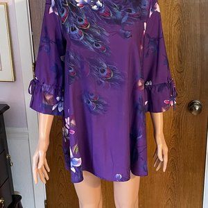 Stunning Purple Statement Tunic - Nygard